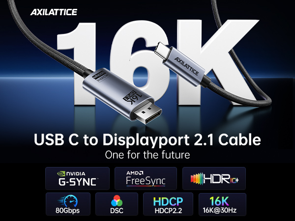 usbc to dp cable 16k