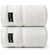 REDKISS Luxury Large Bath Towels Set of 2, 760GSM 31x63 Inches,100% Cotton,Highly Absorbent &amp; Qui...