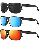 KALIYADI Polarized Sunglasses for Men and Women Vintage Style Sun Glasses for Fishing Running Dri...