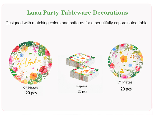 paper plate and napkins