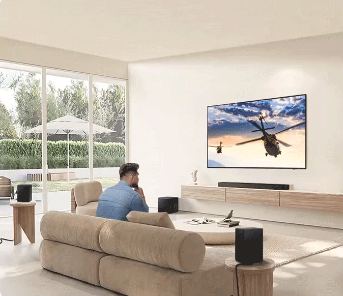 Samsung HW-Q800F Q-Series Dolby Atmos Soundbar with Subwoofer