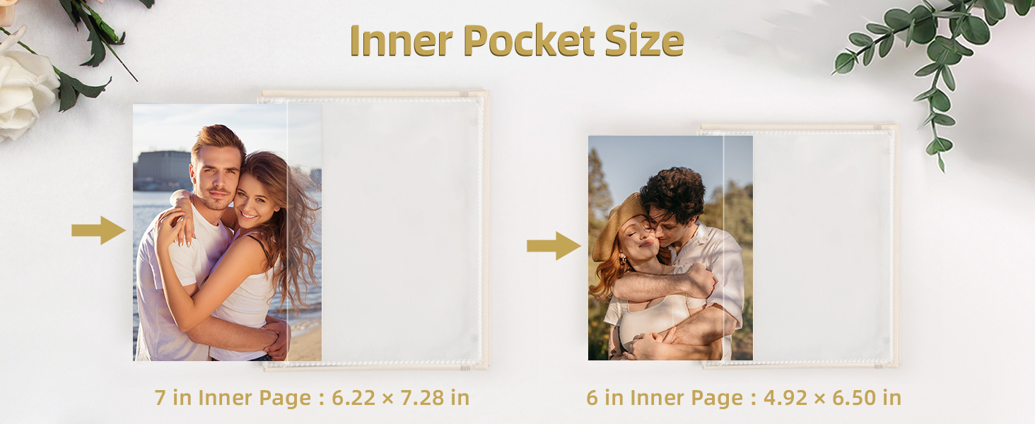 this side loading photo album lets you flip pages completely back