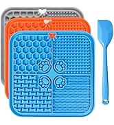 Lick Mat for Dogs, Dog Lick Mat with Suction Cups Dog Food Mats and Slow Feeder Cat Bowl for Dogs...