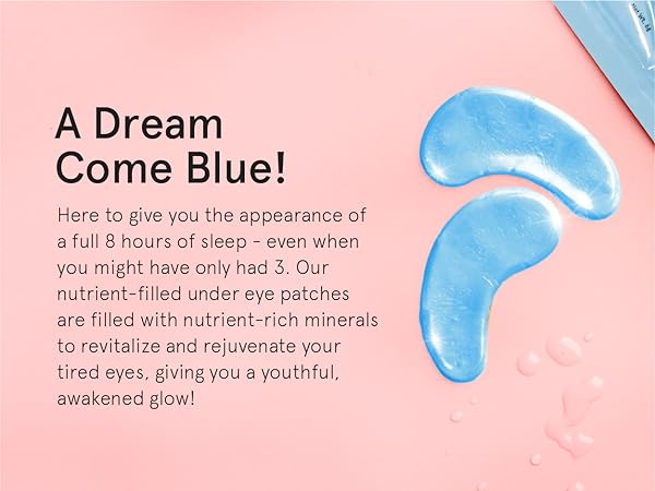 grace and stella eye masks, nutrient-rich under eye patches for wrinkles dark circles and puffiness