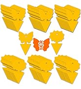 96PCS Fruit Fly Sticky Traps, Gnat Traps Insect Trap for Plants Kitchen Indoor and Outdoor