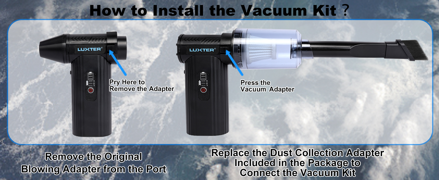 compressed air duster for cleaning PC, computer, keyboard, electric air blower duster