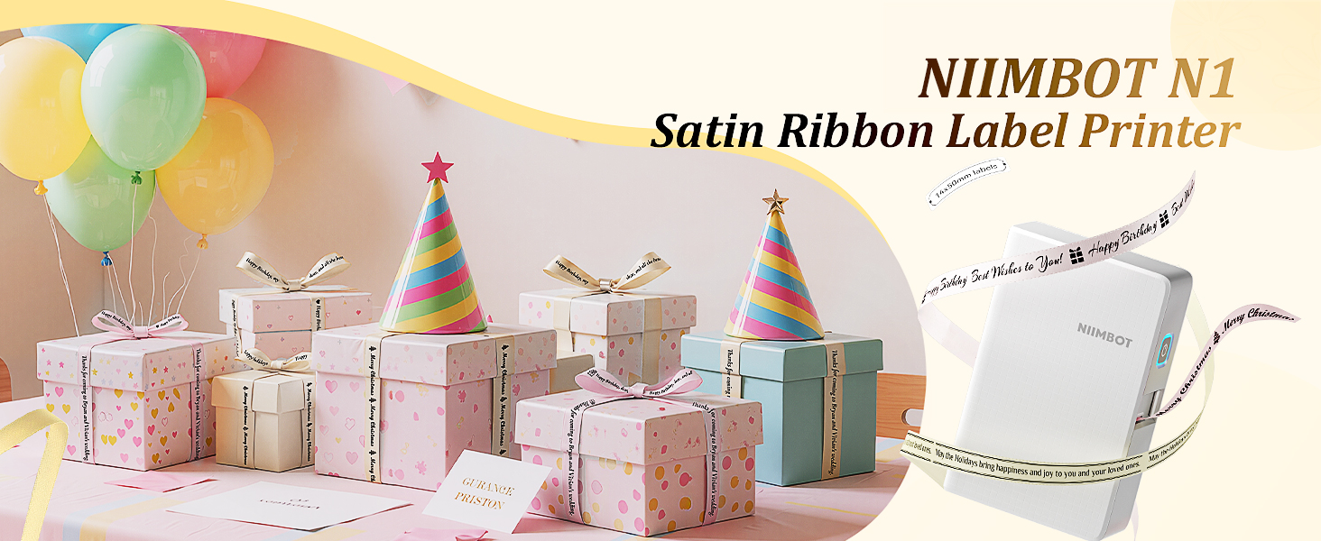 Portable N1 Thermal Transfer Label Maker Machine with Tape