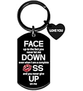 MigPio Boyfriend Keychain For Him Gifts Boyfriend I Love You Gifts for Him Long Distance Relation...