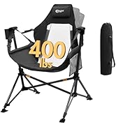PORTAL Hammock Camping Chair, Portable Outdoor Swinging Chairs, Rocking Chair for Adults with Adj...
