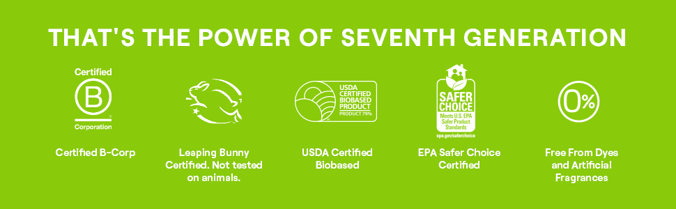 Seventh Generation Certifications