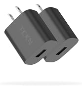 USB Wall Charger 5V 2A Power Adapter Universal Travel Charger Plug Block Compatible with iPhone,i...