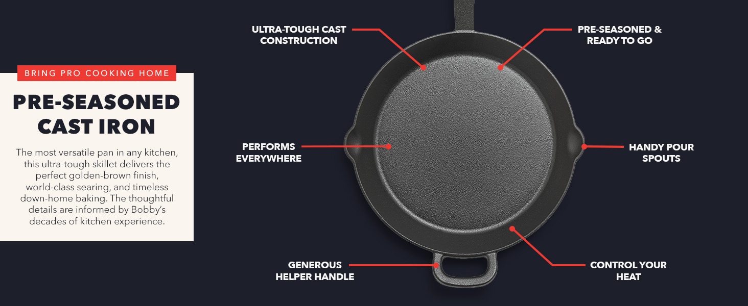 GreenPan, Ceramic Nonstick, PFAS-Free, Non-Toxic, Cookware, Frypans, Bobby Flay