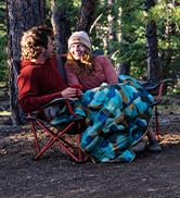 Kelty Low Loveseat Oversized 2-Person Heavy Duty Folding Camp Chair, Double Seat for Soccer Games...