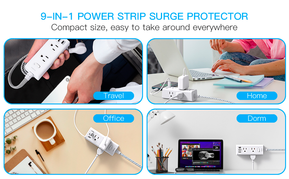 dorm room essential power strip