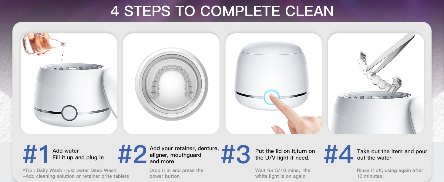Midomi retainer cleaner