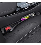 FOLUMAD Car Seat Gap Filler, 2 Pack No-Drop Seat Side Gap Seam Filler Organizer with Phone Holder...