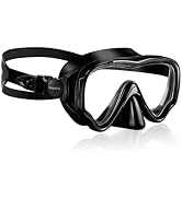 VegoVia Adult Swim Goggles with Nose Cover, 180° Clear Wide View No Leak Diving Mask Pool Goggles...