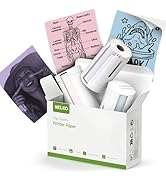 Nelko Genuine Self-Adhesive Thermal Printer Stickers, Compatible with PM230 Mini Sticker Printer,...