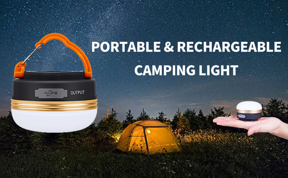 Portable camping light