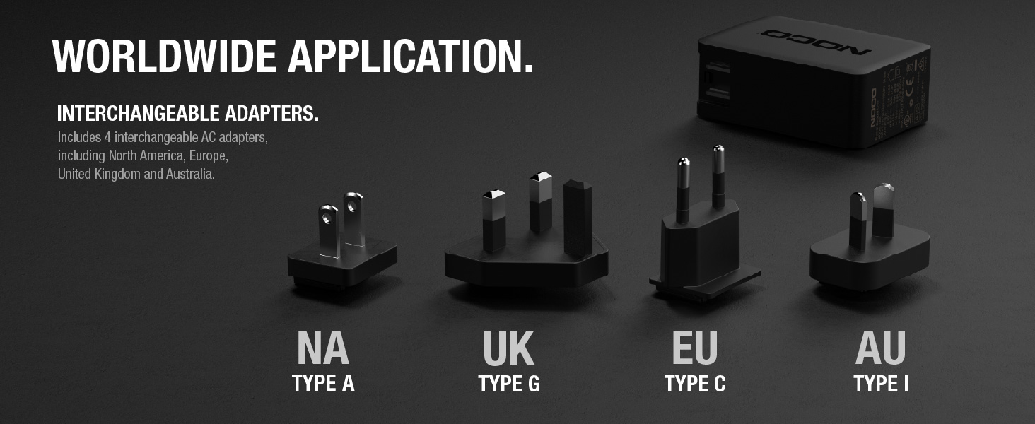 NOCO U65 65W Boost X USB-C Fast Charger for GBX45, GBX55, GBX75, &amp; GBX155 Jump Starters, and More