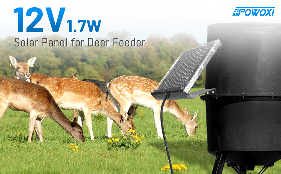 deer feeder solar panel