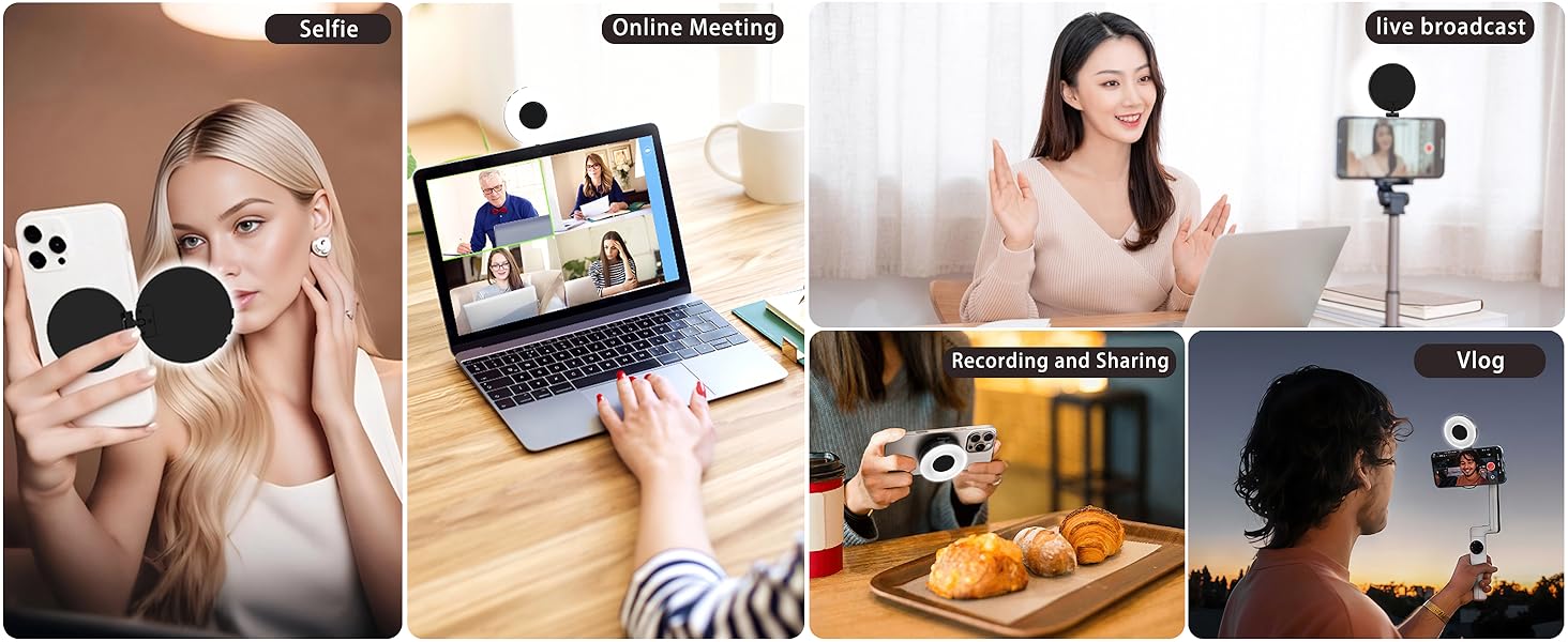 multi functional selfie light