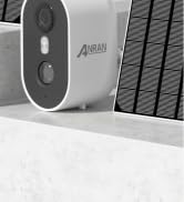ANRAN Solar Security Cameras Wireless Outdoor for Home Security, 3MP 2K Color Night Vision WiFi S...