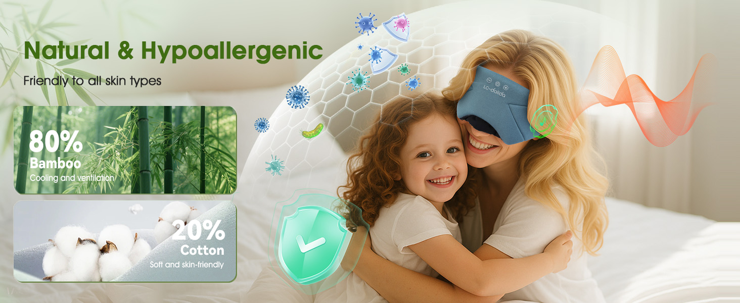 bluetooth eye mask with headphones