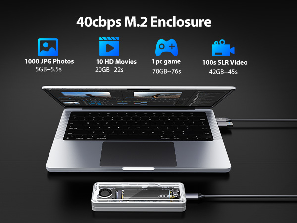 40gbps nvme enclosure