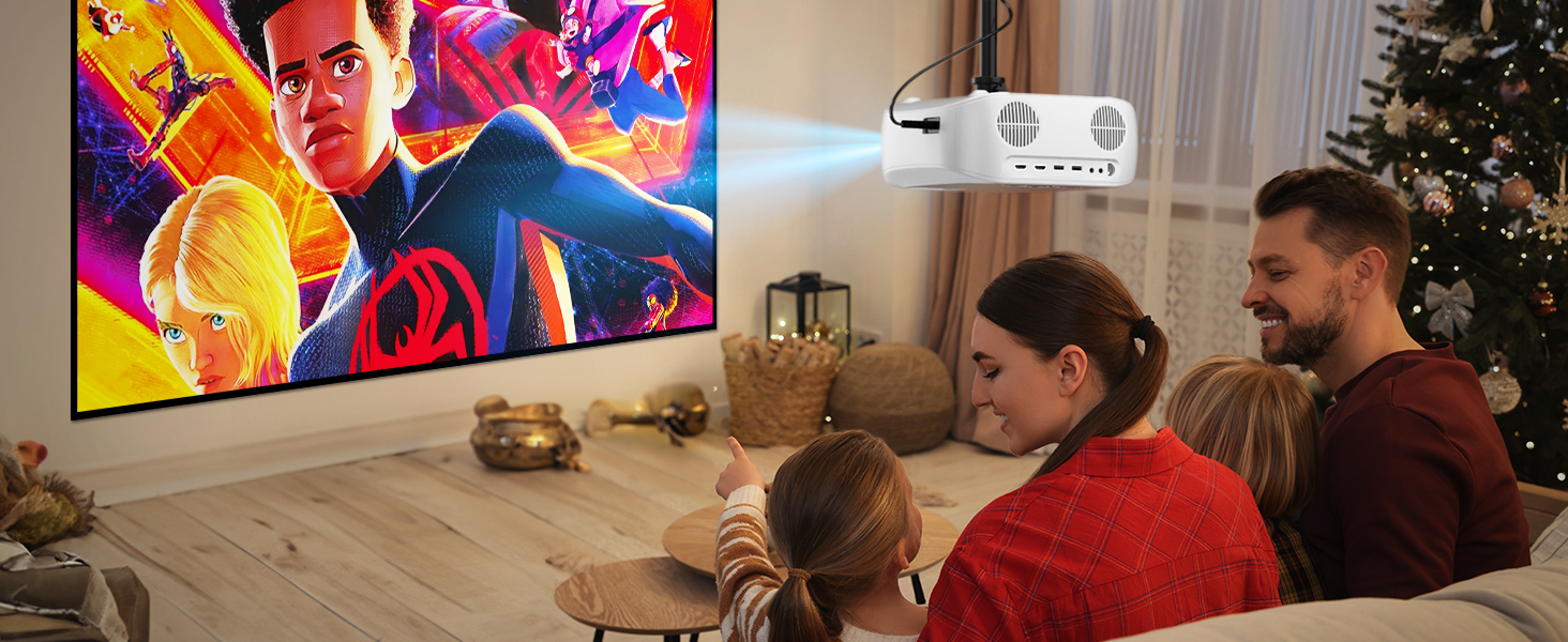 projector with screen