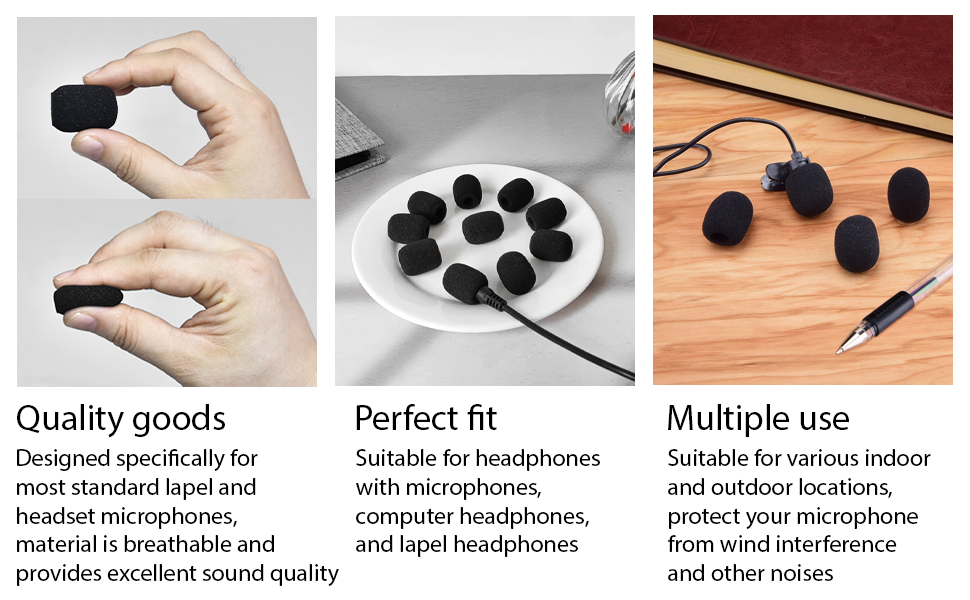 headphone microphone foam cover