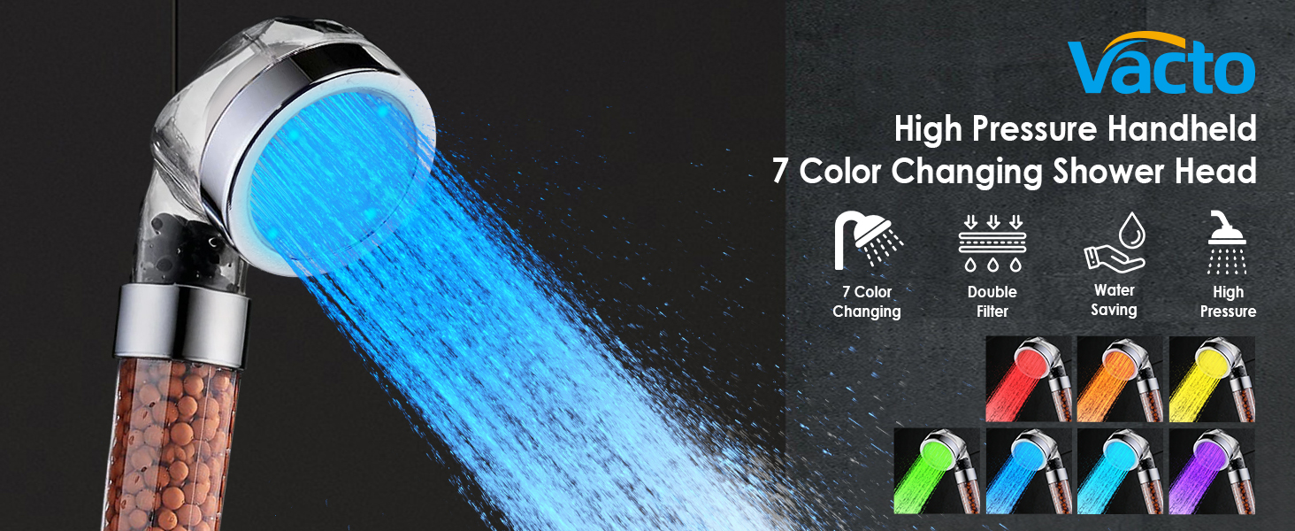 led shower head shower head with light shower head led shower head with beads