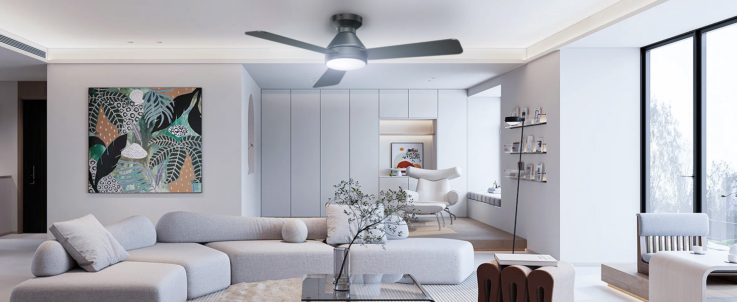 ceiling fans with lights and remote