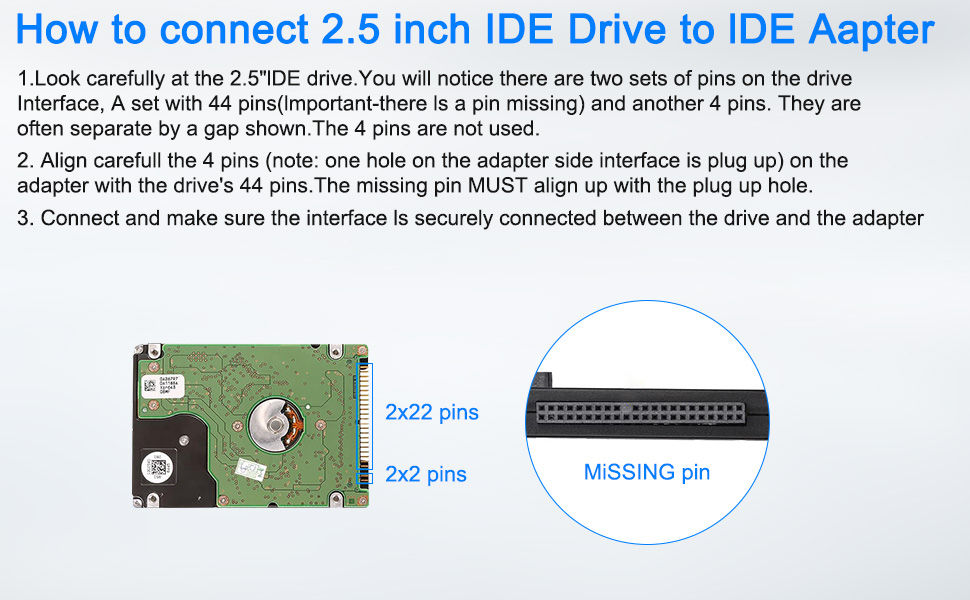 IDE Drive to USB 2.0 Adapter
