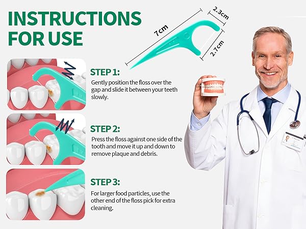 floss picks for teeth