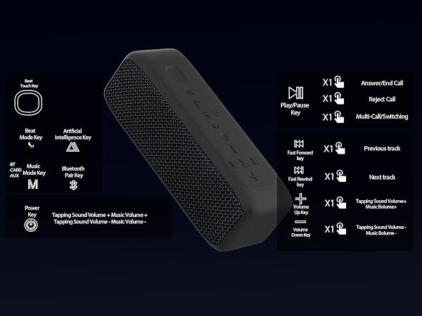 Portable bathroom Bluetooth speaker