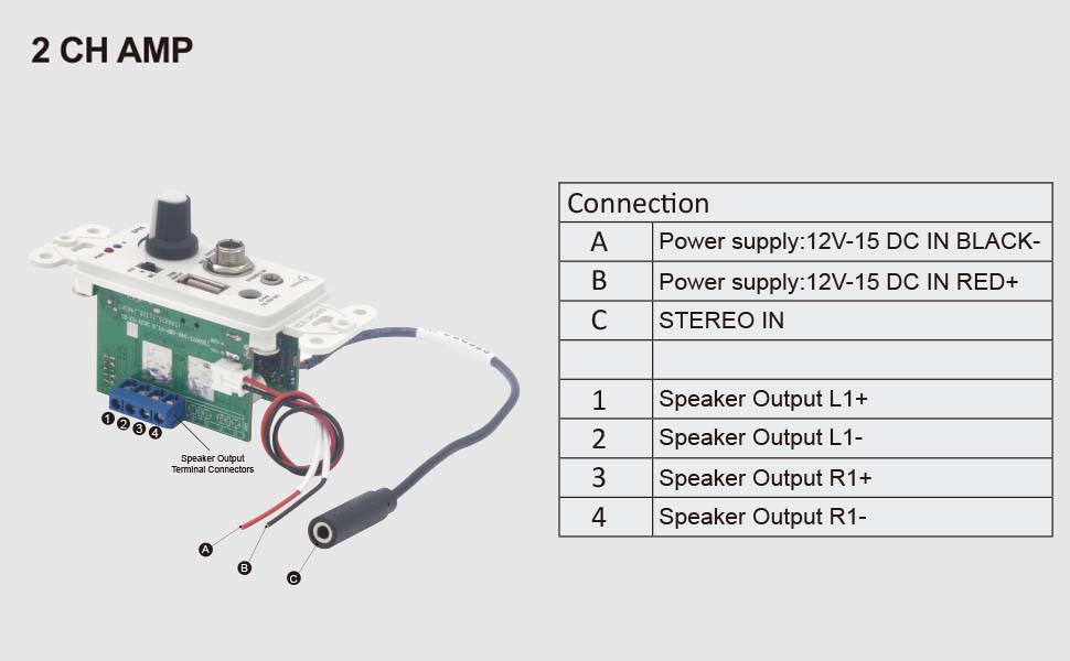 wall bluetooth receiver amplifier