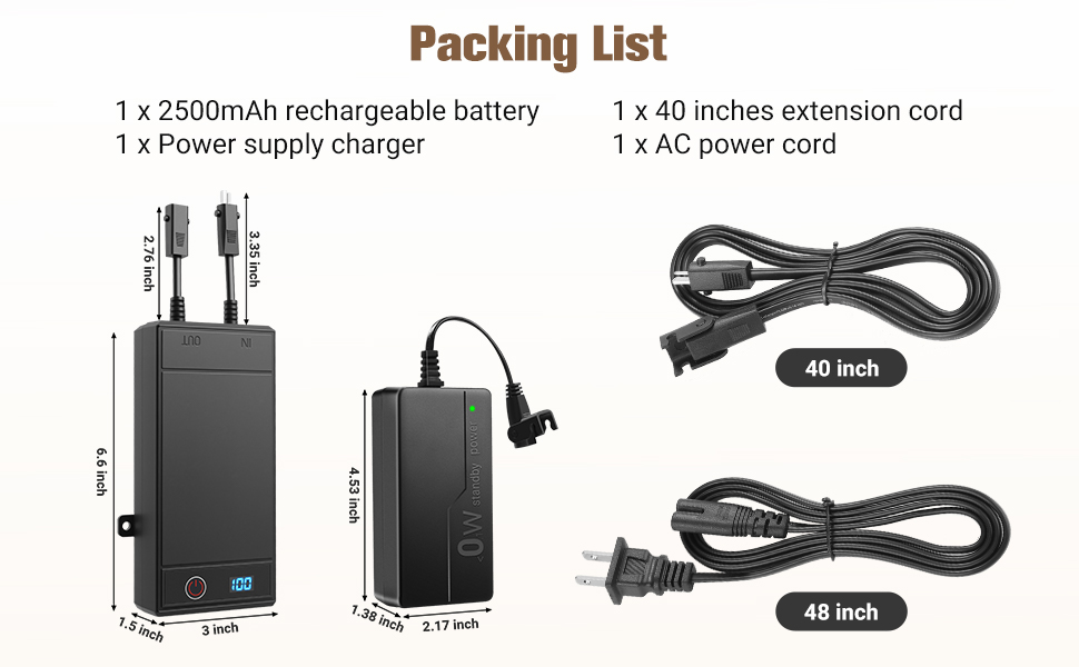battery packs for reclining furniture