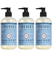 Mrs. Meyer’s Clean Day Liquid Hand Soap, Rain Water Scent, 12.5 ounce bottle (Pack of 3)