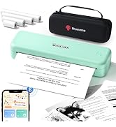 Phomemo Portable Printers Wireless for Travel [Upgraded],M834 Bluetooth Thermal Printer 8.5