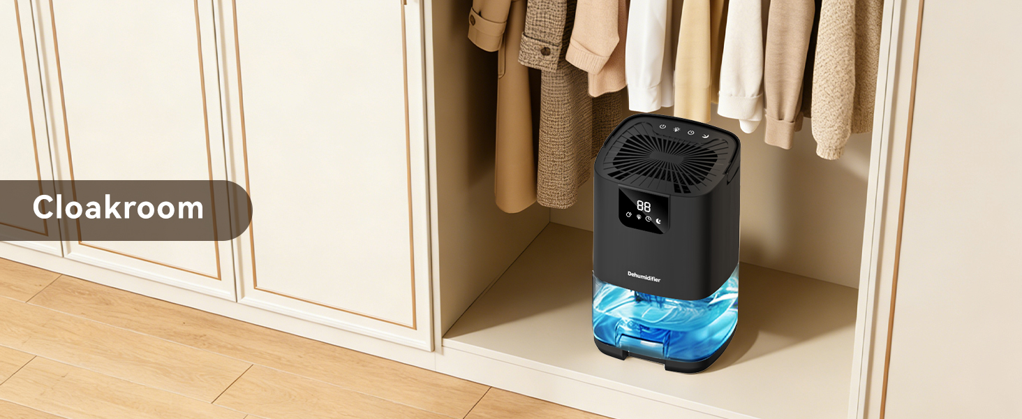 Wardrobe dehumidifier