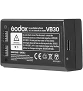 Godox VB30 Battery for V100 V1Pro V1, Battery Replacement with USB C Port for V1ProC V1ProS V1Pro...