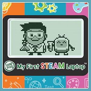 Close up of Dr Frankensteam and STEAM-Bot.