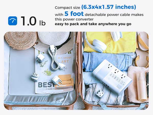 COMPACT SIZE FOR TRAVEL