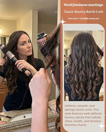 Classic Bouncy Barrel Curls