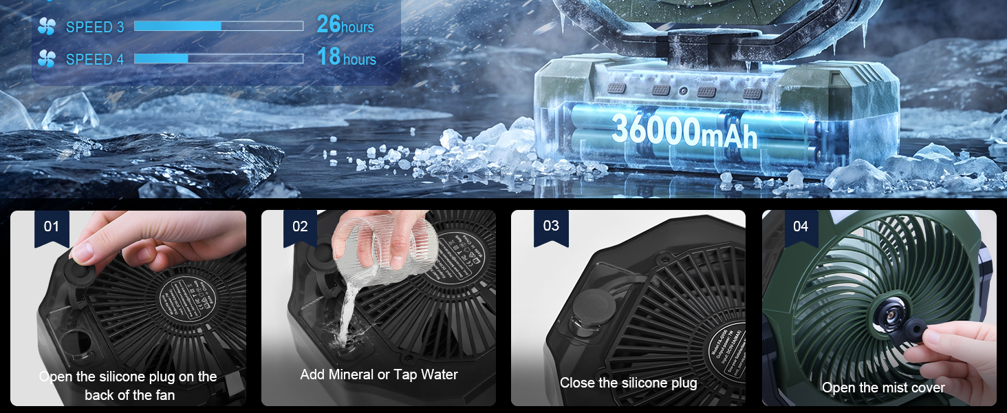 misting fan
