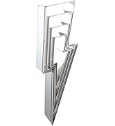 Lightning Bolt Cookie Cutter Set - 5 inch, 4 inch, 3 inch, 2 inch - 4 Piece Extra Lager Lightning...