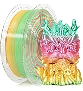 IEMAI Rainbow Silk PLA Filament 1.75mm, High-Speed 3D Printer Filament at 30-600mm/s, Rapid Color...