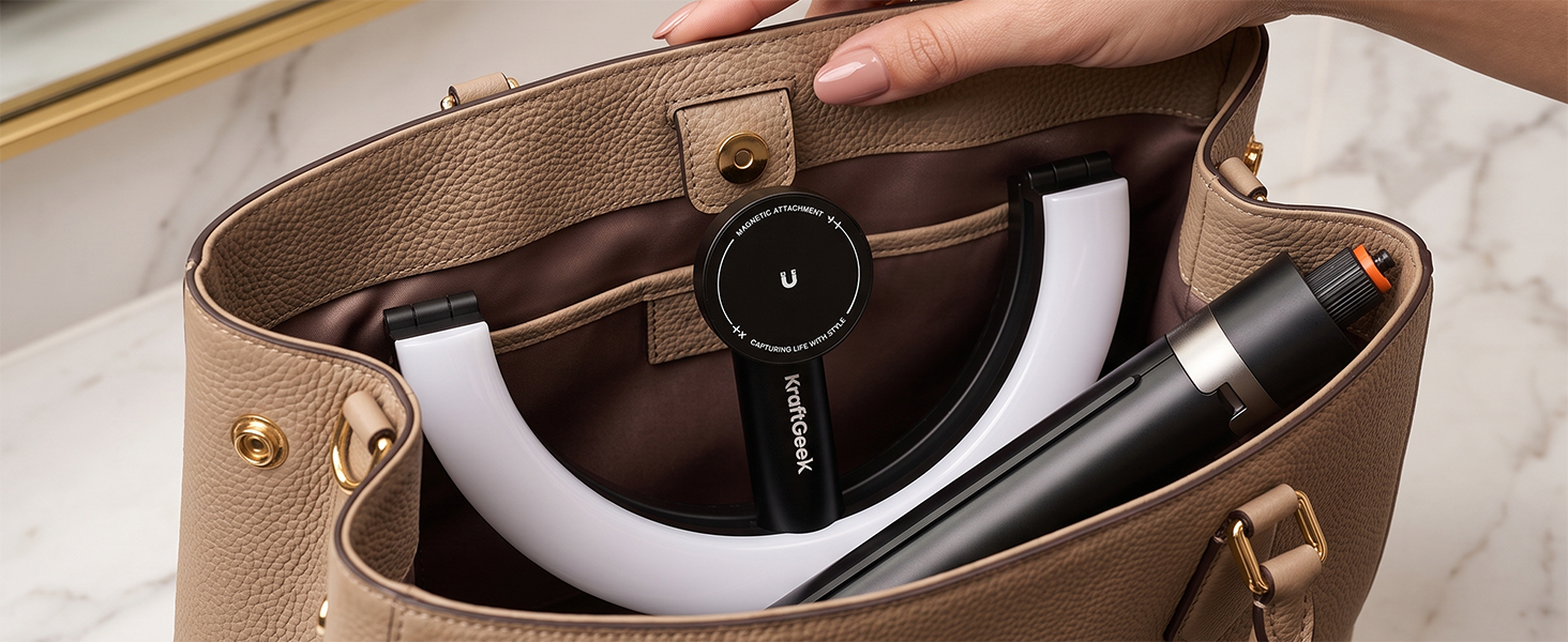 Portable ring light tripod for iphone