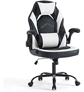 Sweetcrispy Ergonomic Gaming Desk Chair - Computer Video with Comfy Lumbar Support and headrest, ...